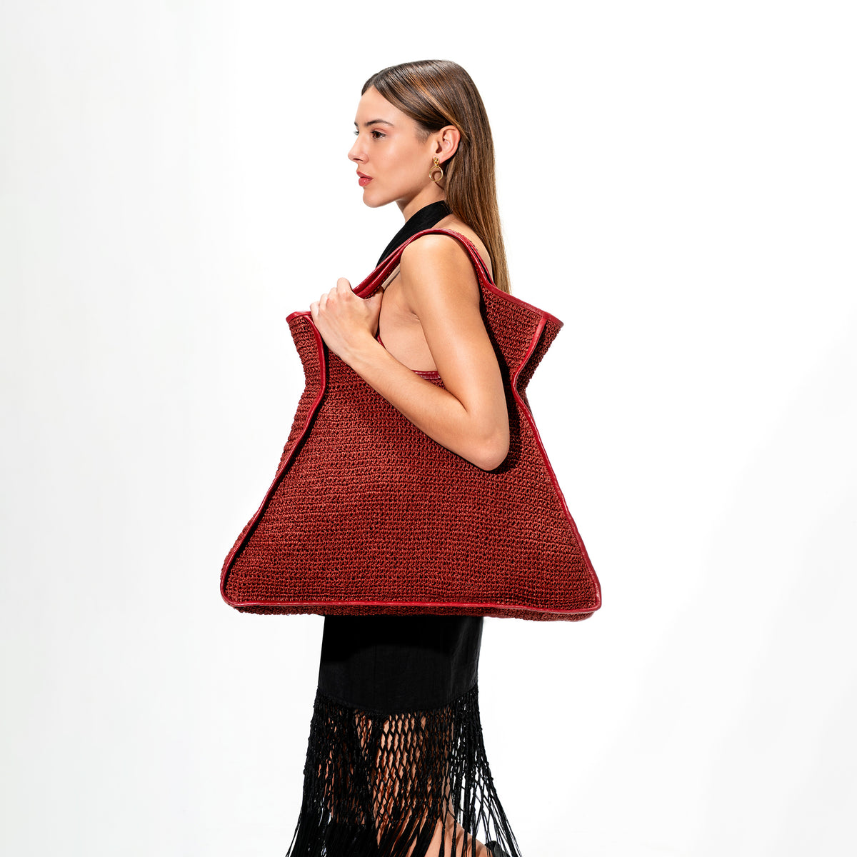 Handmade raffia bag